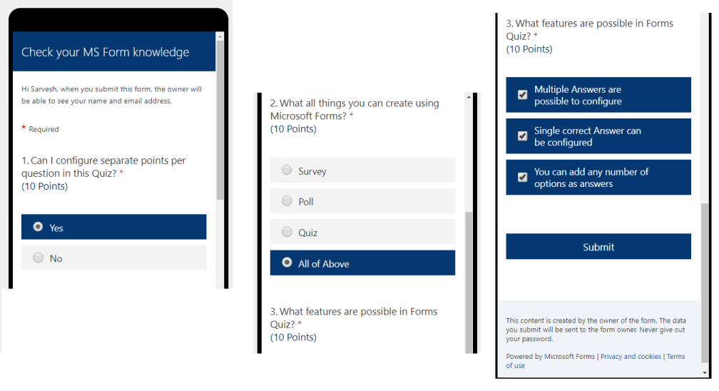 Conduct Online Exam Using Microsoft Forms